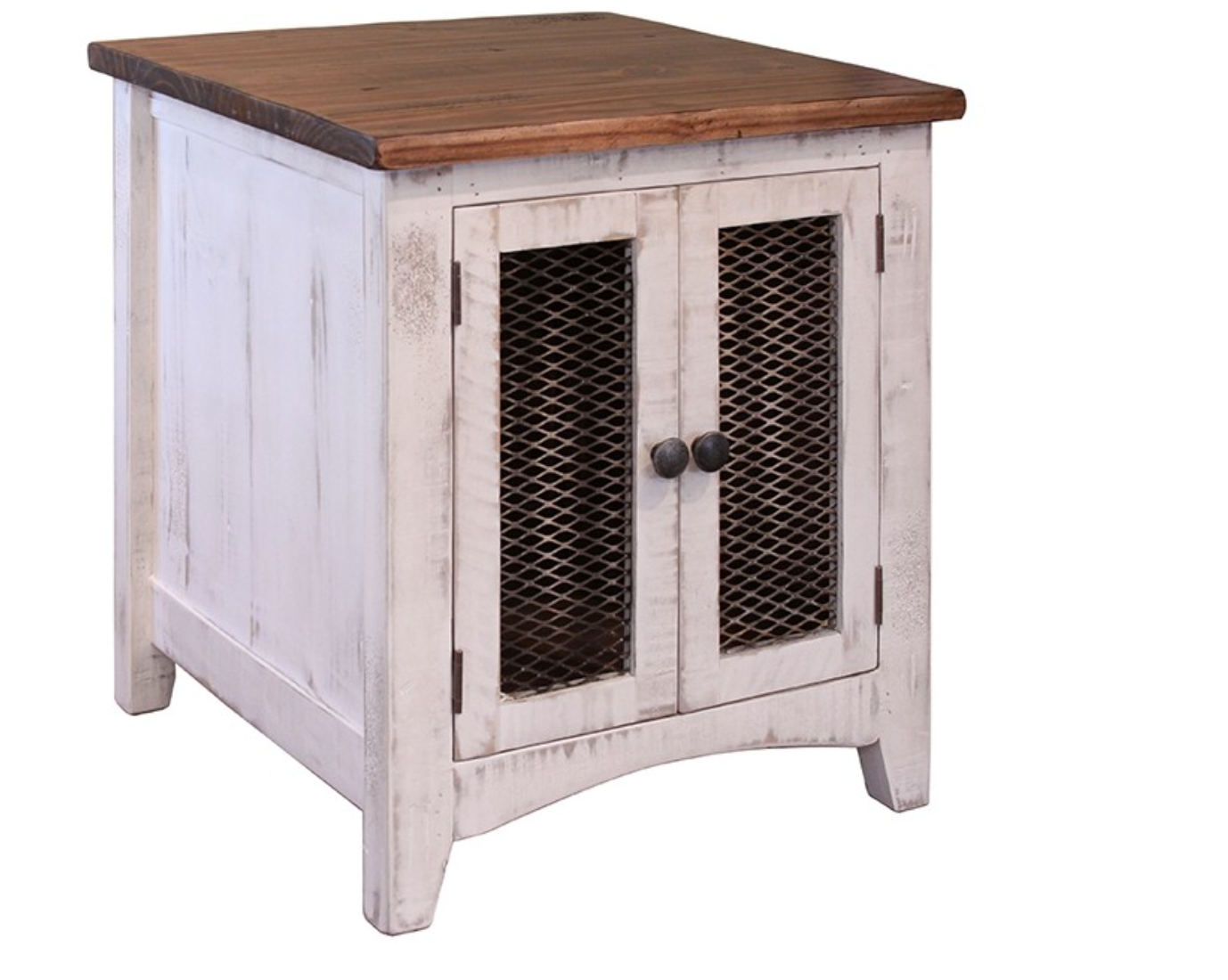 360 Pueblo White Coffee Table with 2 End Tables