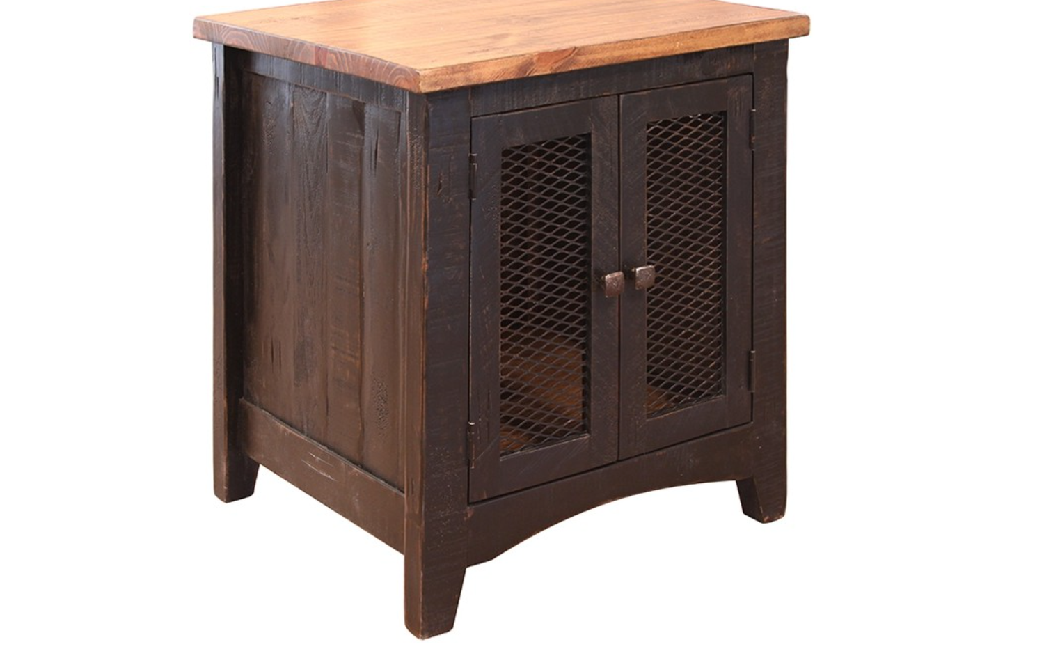 370 Pueblo Black Coffee Table with 2 End Tables