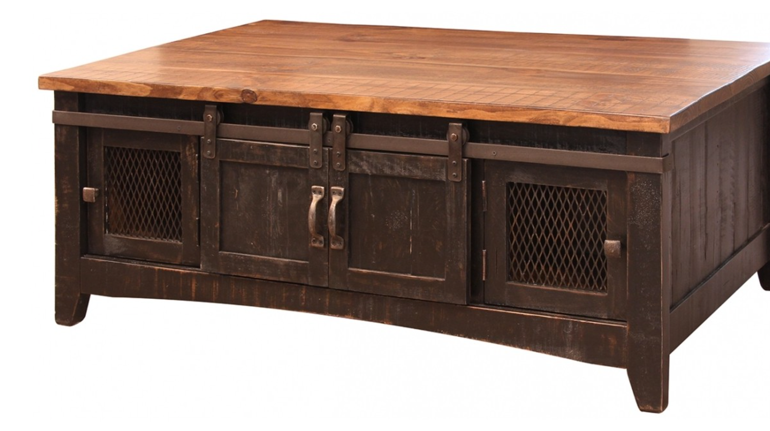370 Pueblo Black Coffee Table with 2 End Tables
