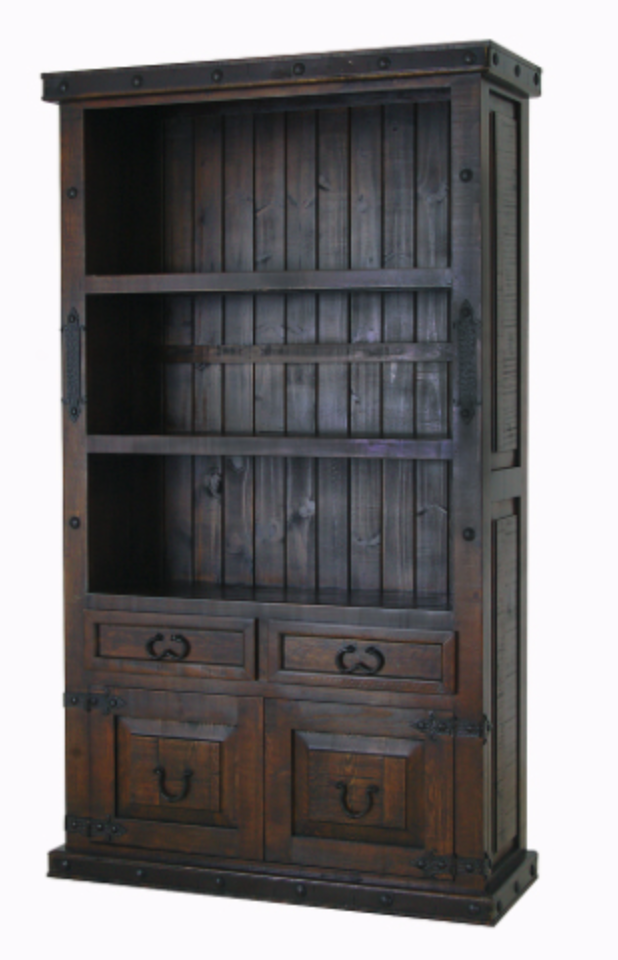 Grand Hacienda 2 Door 2 Drawer Bookcase