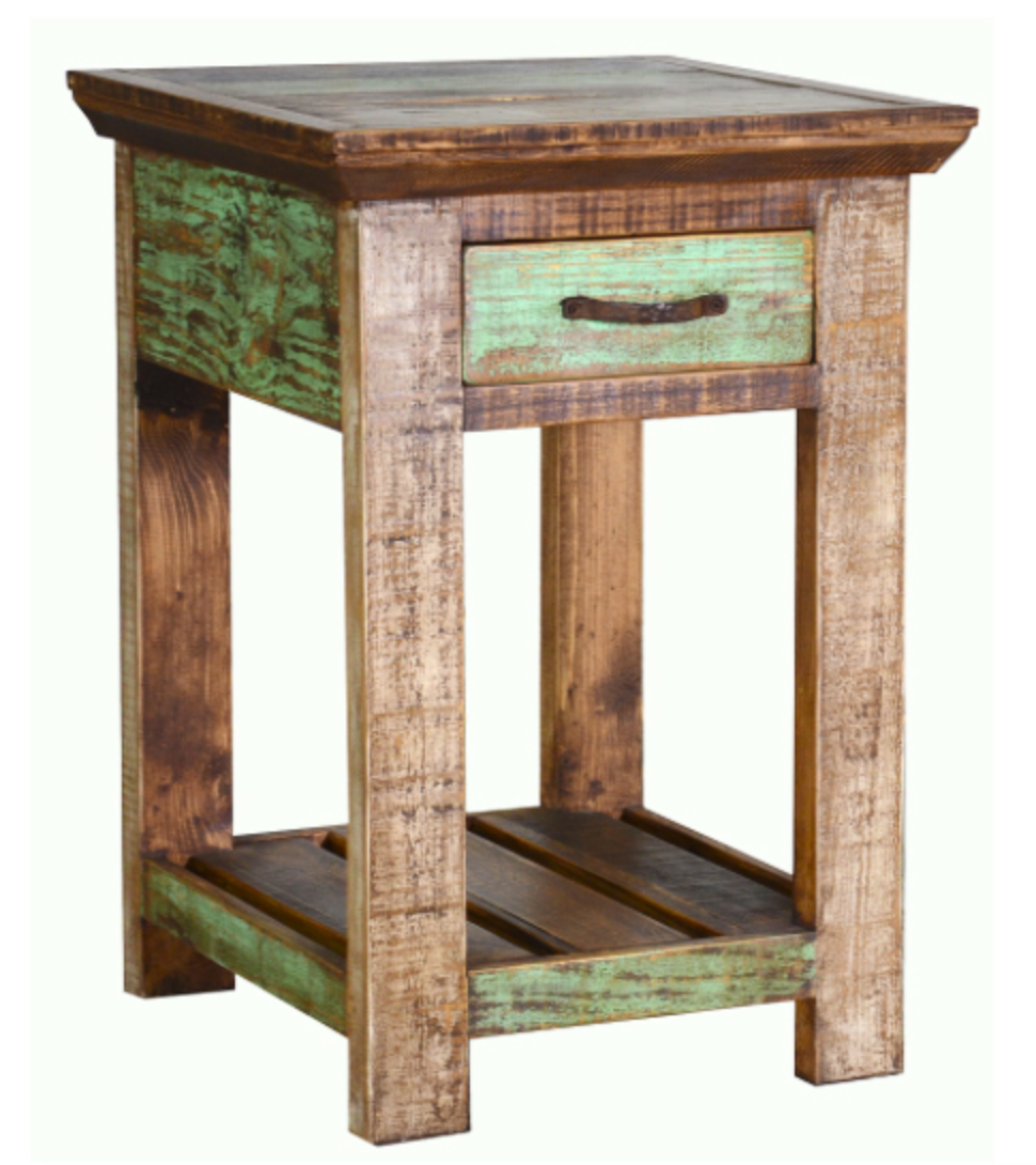 Cabana End Table in Multicolor Finish