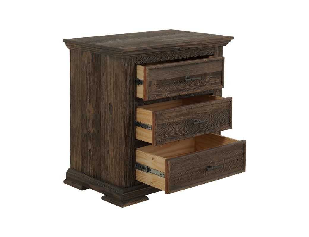 DESIRE 3 Drawer Nightstand