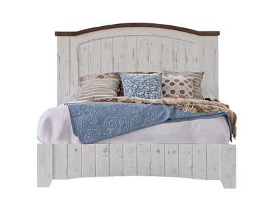 PUEBLO WHITE EASTERN KING BED