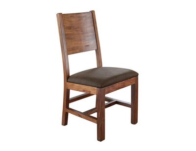 PAROTA UPHOLSTERED SEAT WOODEN CHAIR