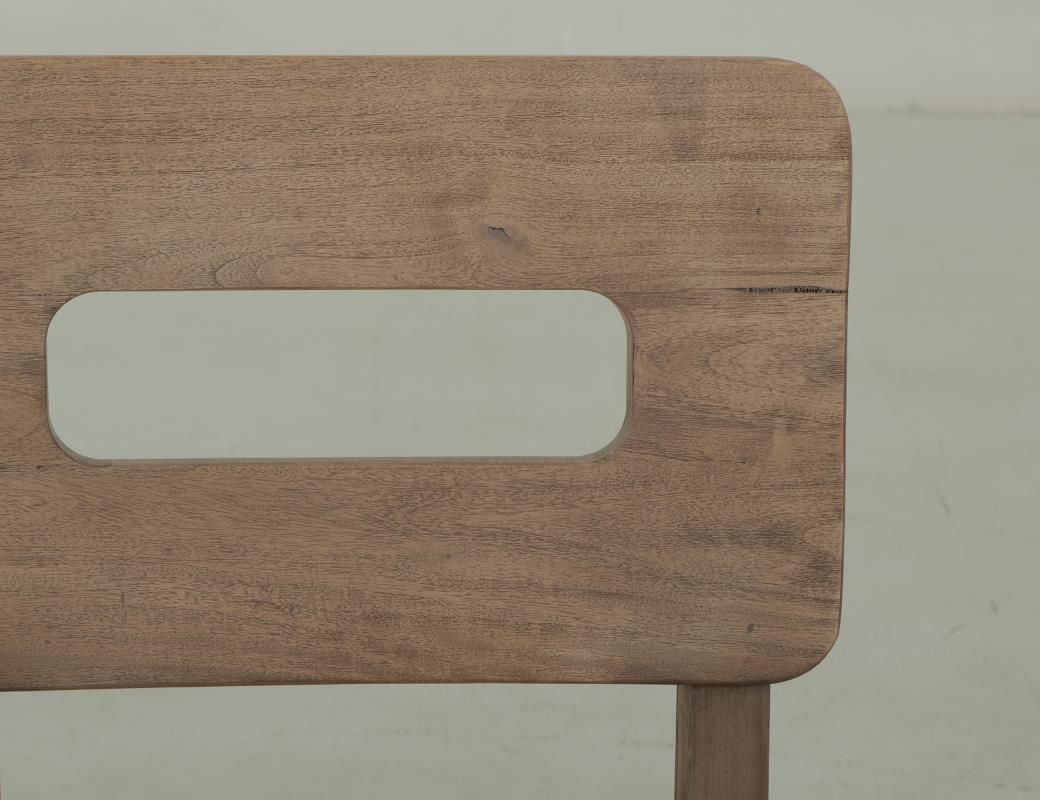 LUMA UPHOLSTERED SEAT WOODEN CHAIR