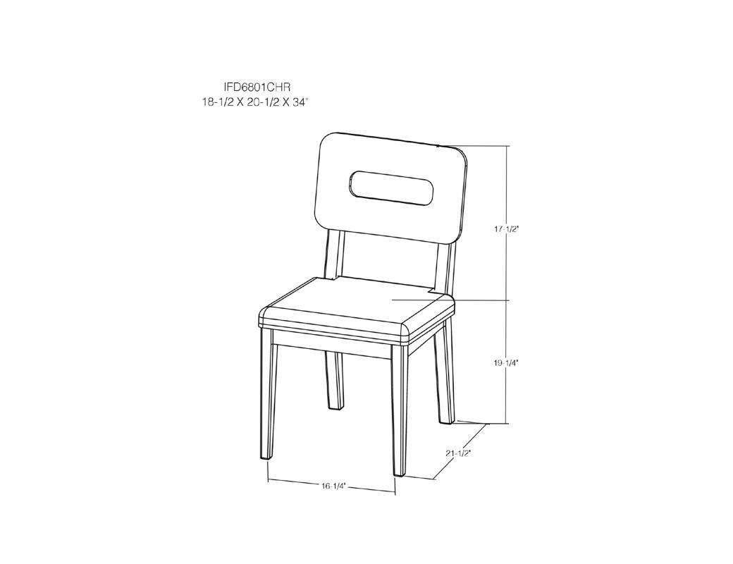 LUMA UPHOLSTERED SEAT WOODEN CHAIR