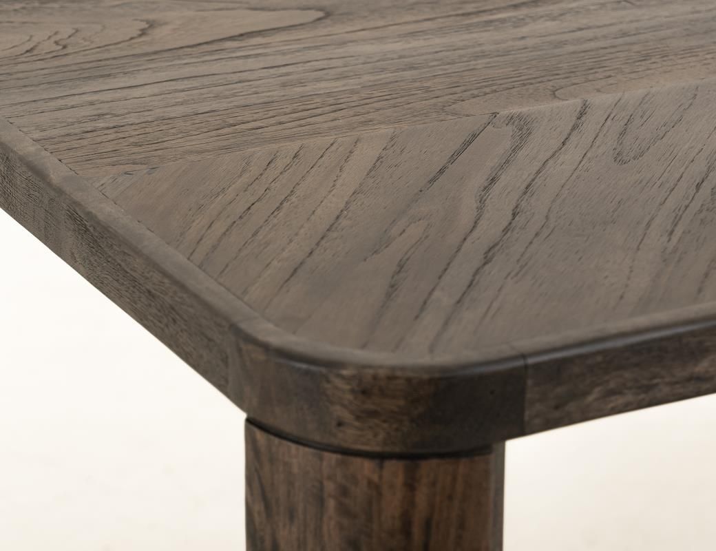 BALAM DINING TABLE WITH 4 WOODEN CHAIRS &amp; 2 UPHOLSTERED CHAIRS