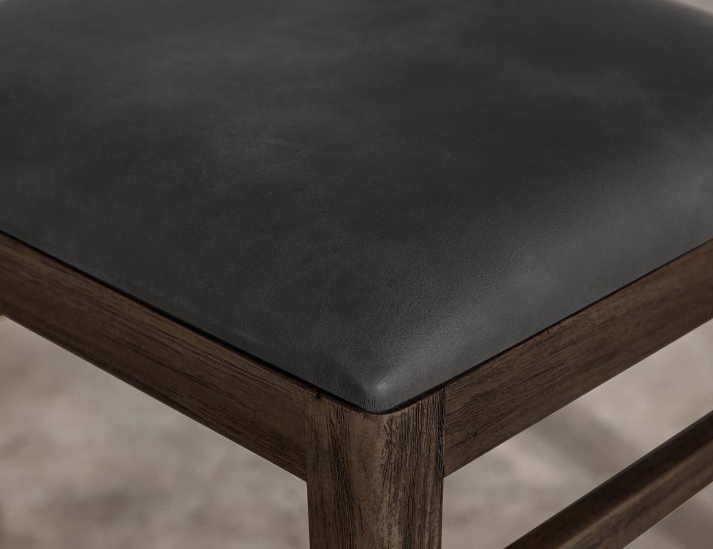 BALAM UPHOLSTERED SEAT WOODEN CHAIR