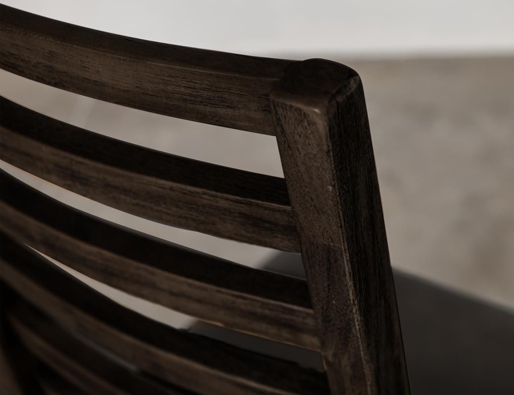BALAM UPHOLSTERED SEAT WOODEN CHAIR