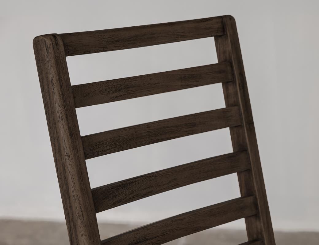 BALAM UPHOLSTERED SEAT WOODEN CHAIR