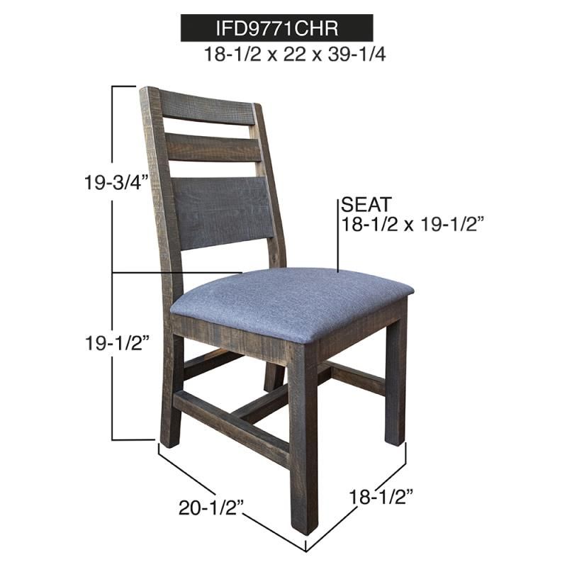 ANTIQUE SOLID WOOD CHAIR