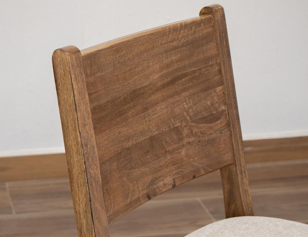 OLIMPIA UPHOLSTERED SEAT WOODEN CHAIR