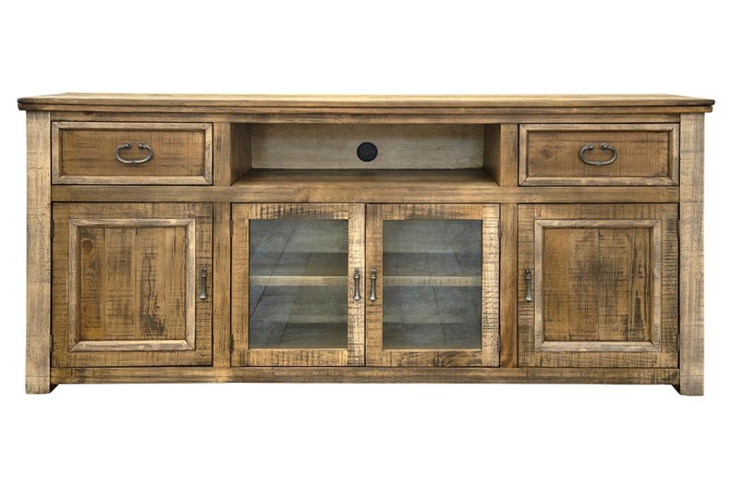 MONTANA 2 DRAWER 4 DOORS 80&quot; TV STAND
