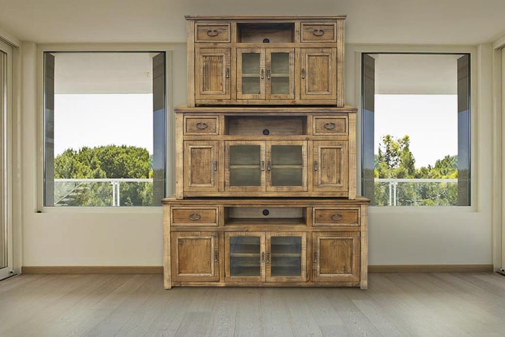 MONTANA 2 DRAWER 4 DOORS 80&quot; TV STAND