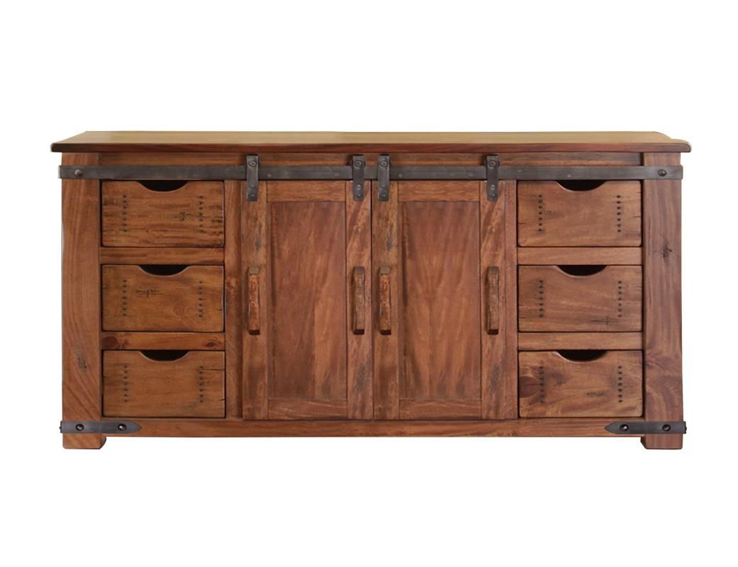 PAROTA 6 DRAWER 2 DOOR 60&#39;&#39; TV STAND