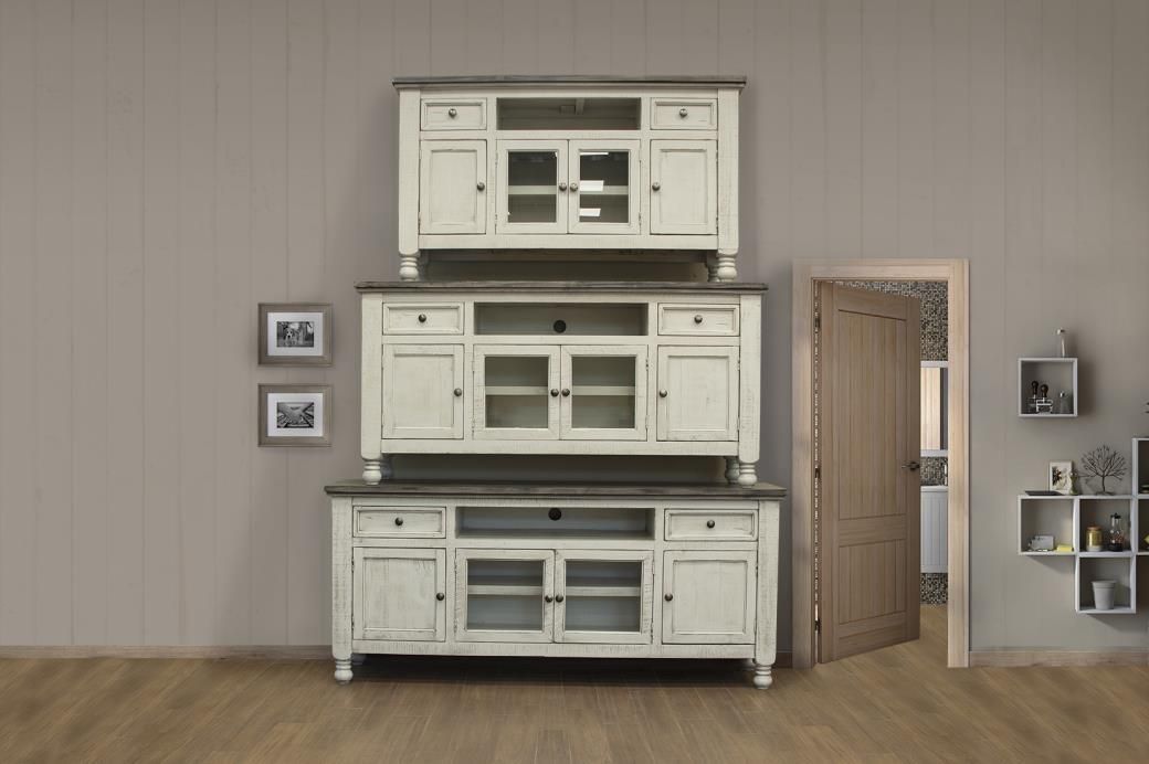 STONE 2 DRAWER 4 DOORS 70&#39;&#39; TV STAND