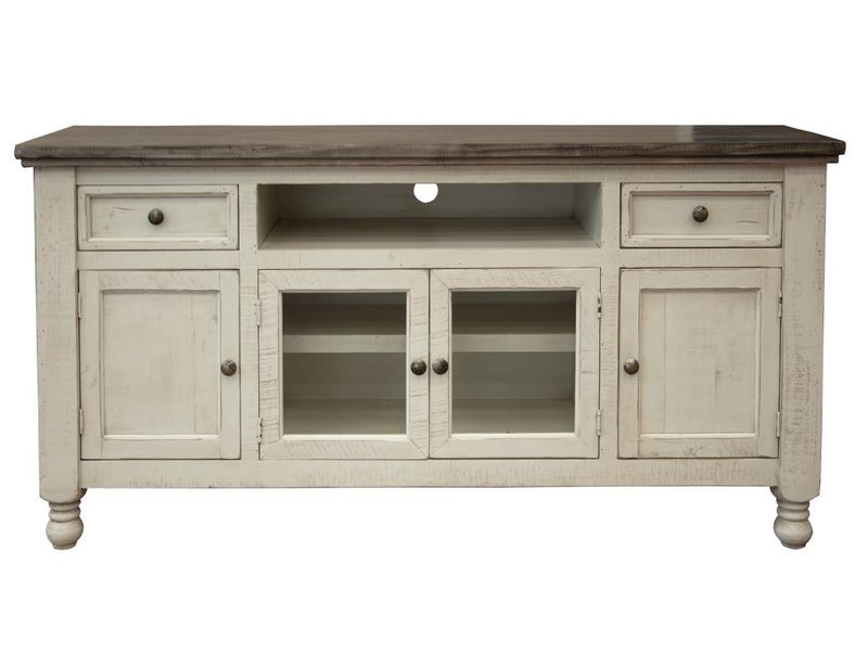 STONE 2 DRAWER 4 DOORS 60&#39;&#39; TV STAND