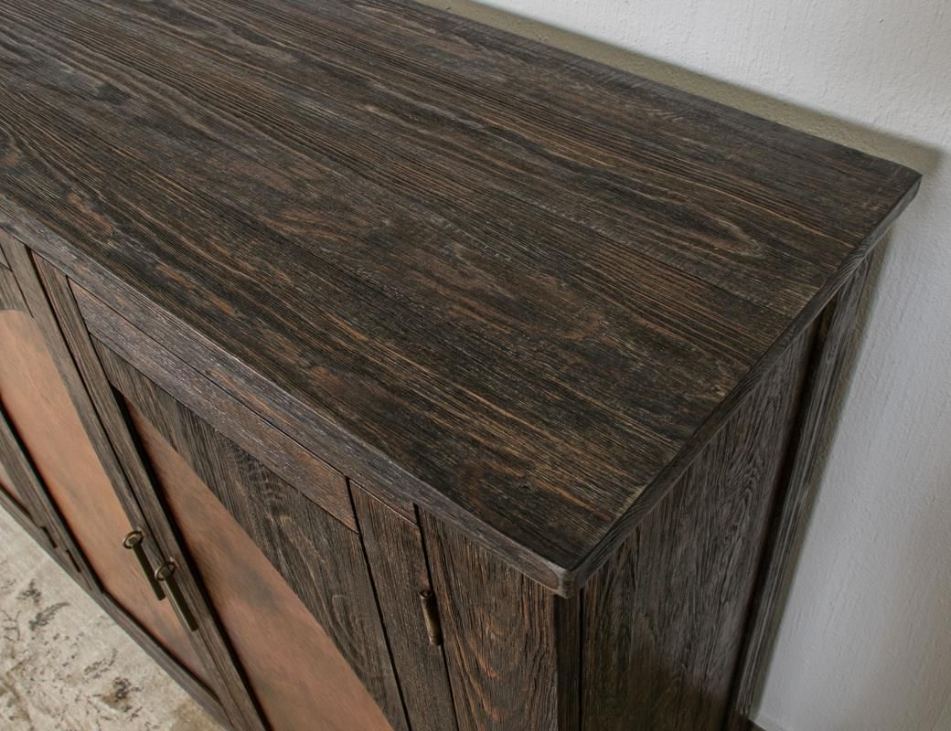 BLACKBURN 4 COPPER-PANELED DOOR CONSOLE