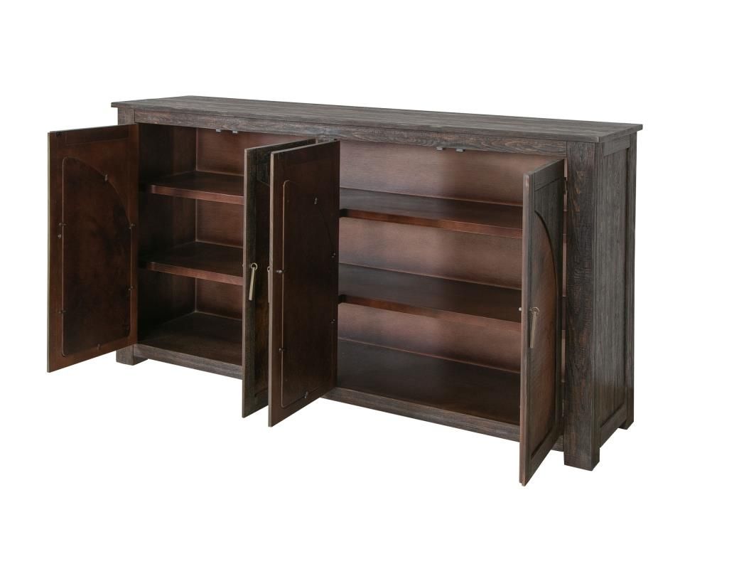 BLACKBURN 4 COPPER-PANELED DOOR CONSOLE