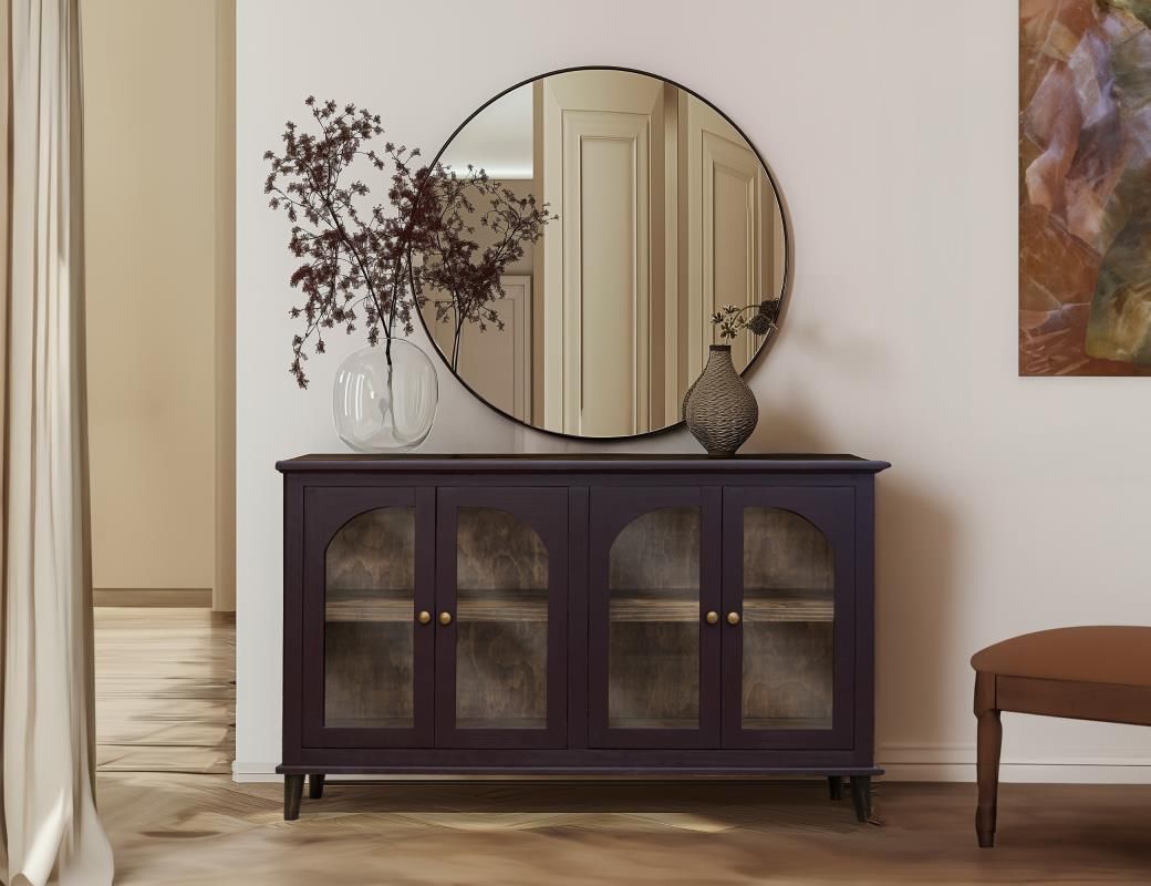 GENOVA 4 GLASS DOORS CONSOLE