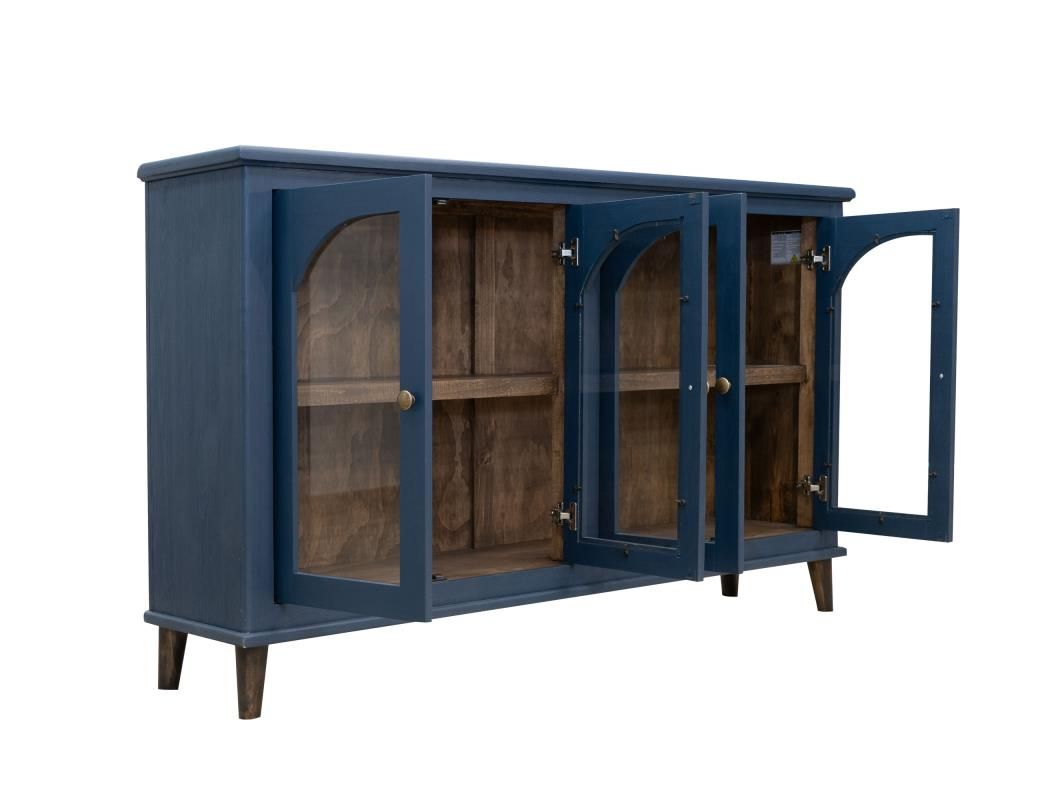 GENOVA 4 GLASS DOORS CONSOLE