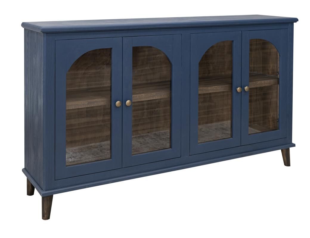 GENOVA 4 GLASS DOORS CONSOLE