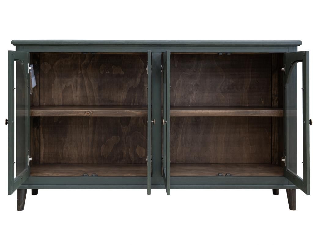 GENOVA 4 GLASS DOORS CONSOLE
