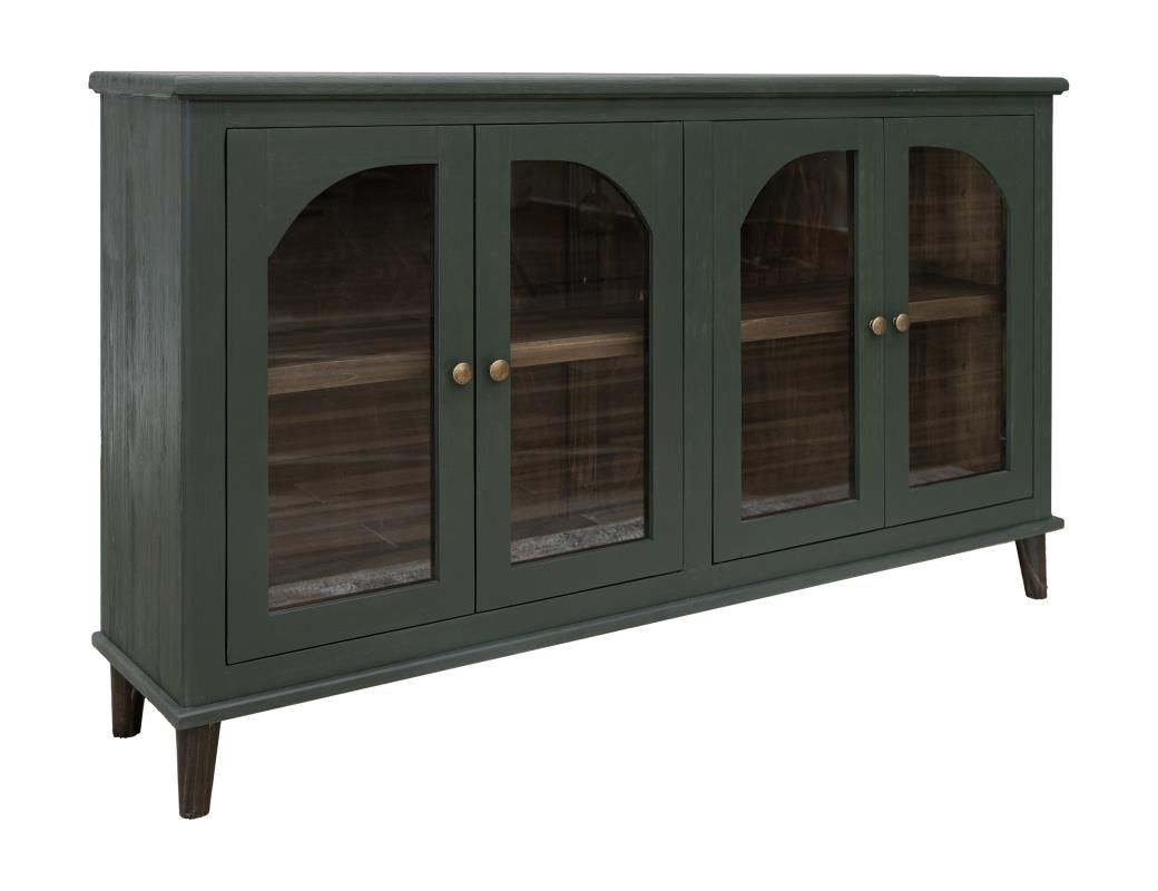 GENOVA 4 GLASS DOORS CONSOLE