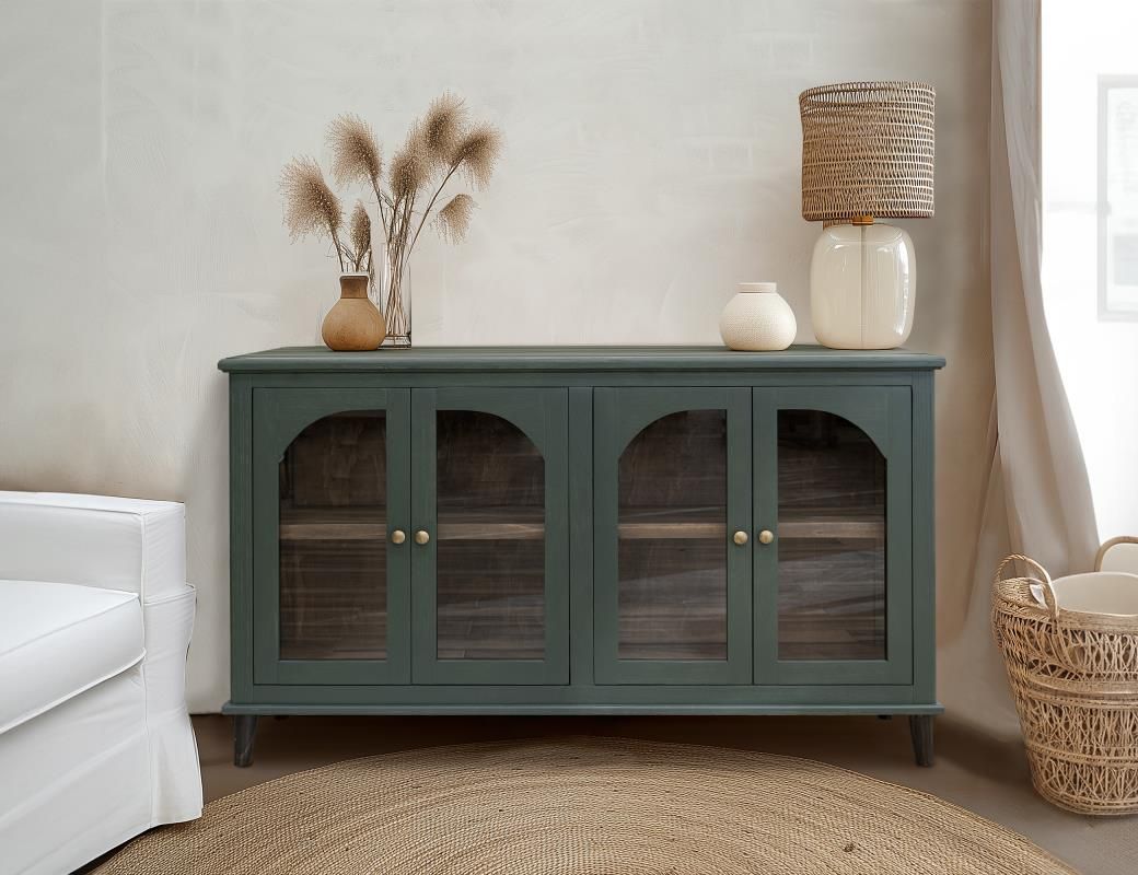 GENOVA 4 GLASS DOORS CONSOLE