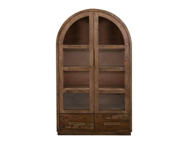 BALAM 2 DRAWER &amp; 2 GLASS DOORS