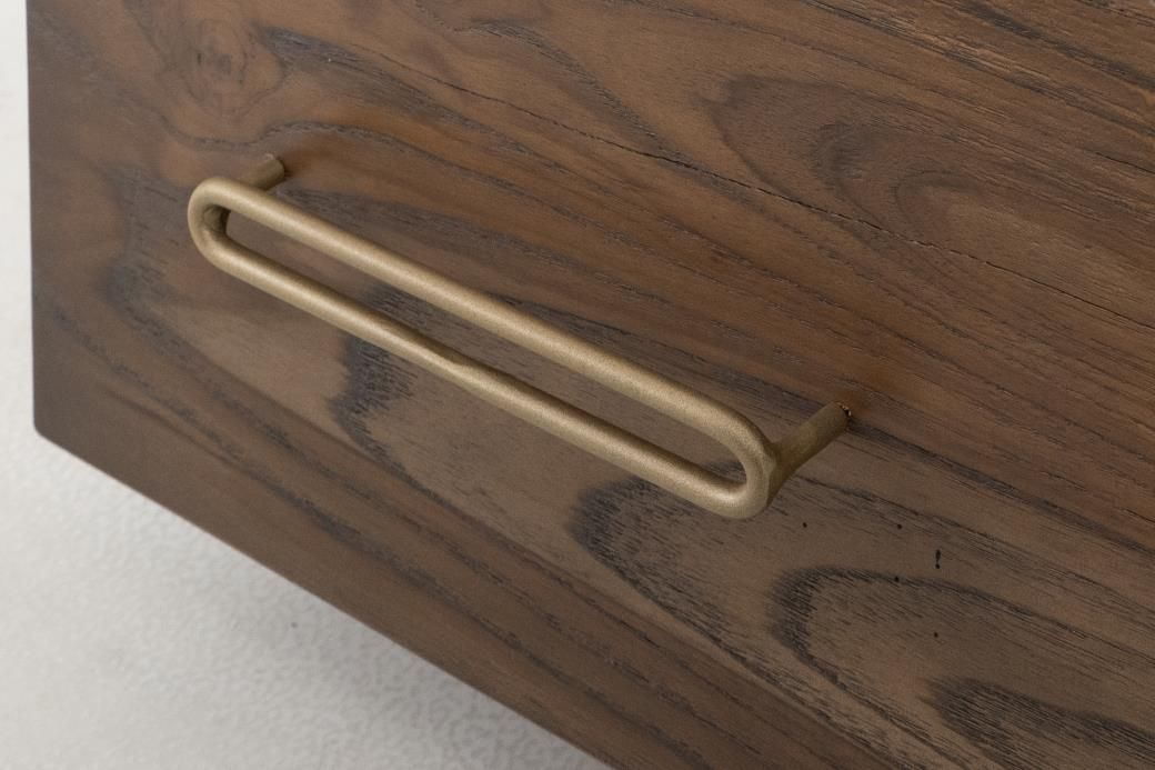 BALAM 2 DRAWER &amp; 2 GLASS DOORS