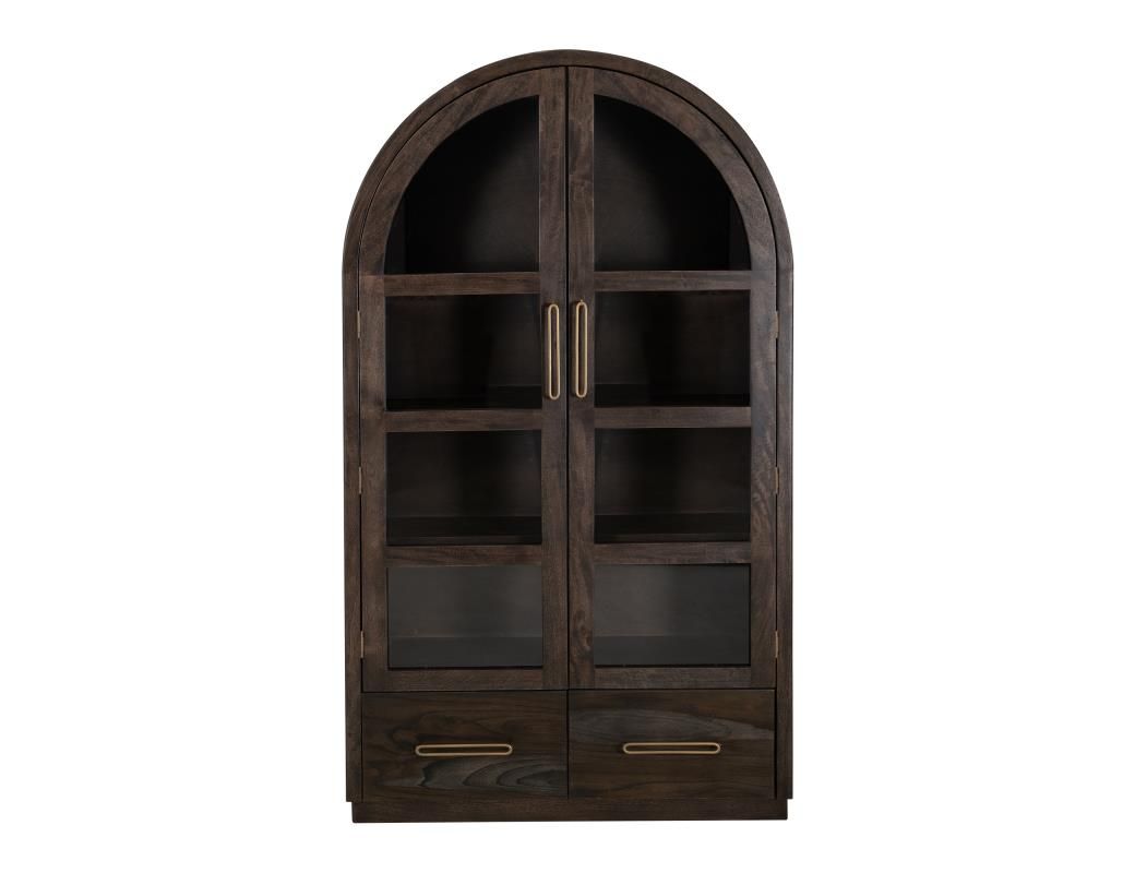 BALAM 2 DRAWER &amp; 2 GLASS DOORS