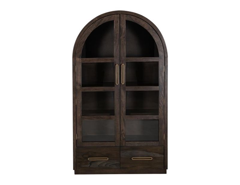 BALAM 2 DRAWER &amp; 2 GLASS DOORS