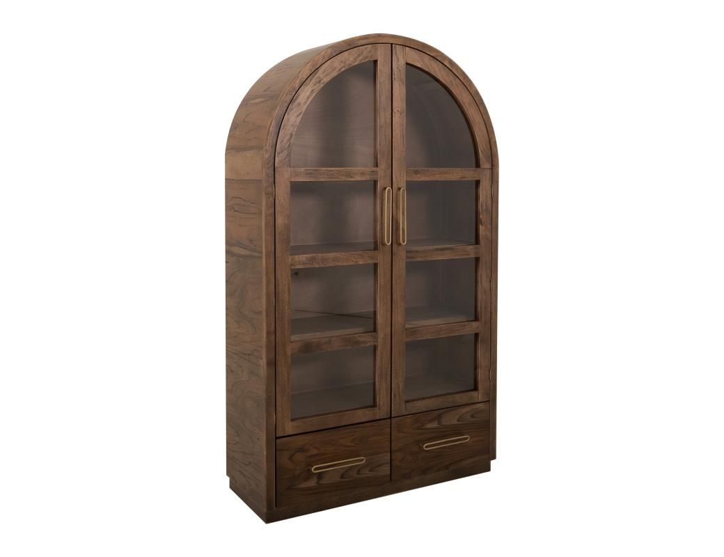 BALAM 2 DRAWER &amp; 2 GLASS DOORS