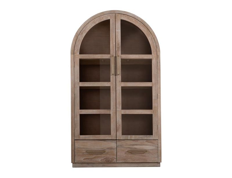 BALAM 2 DRAWER &amp; 2 GLASS DOOR