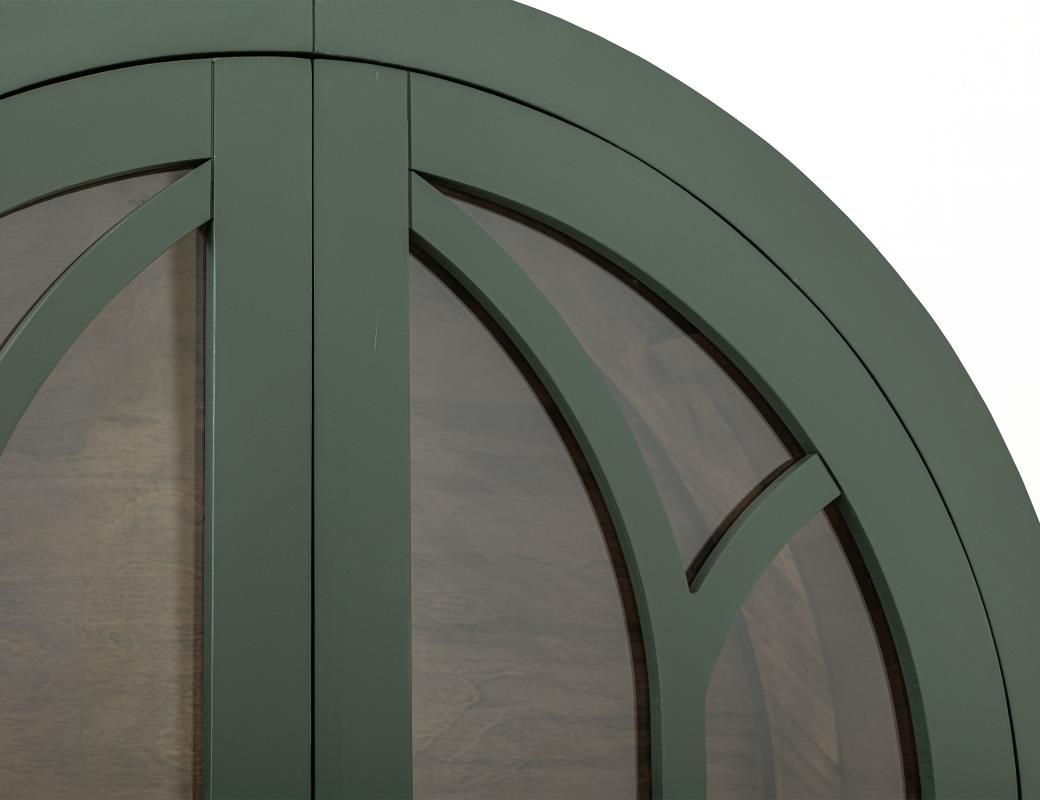 OBSIDIAN 2 GLASS DOORE CABINET
