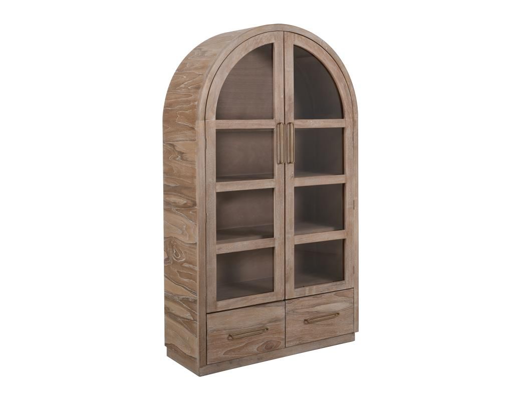 BALAM 2 DRAWER &amp; 2 GLASS DOOR