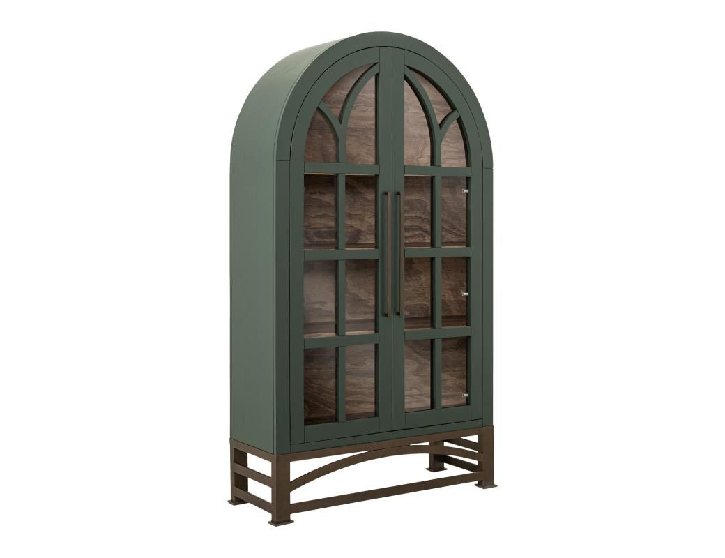 OBSIDIAN 2 GLASS DOORE CABINET