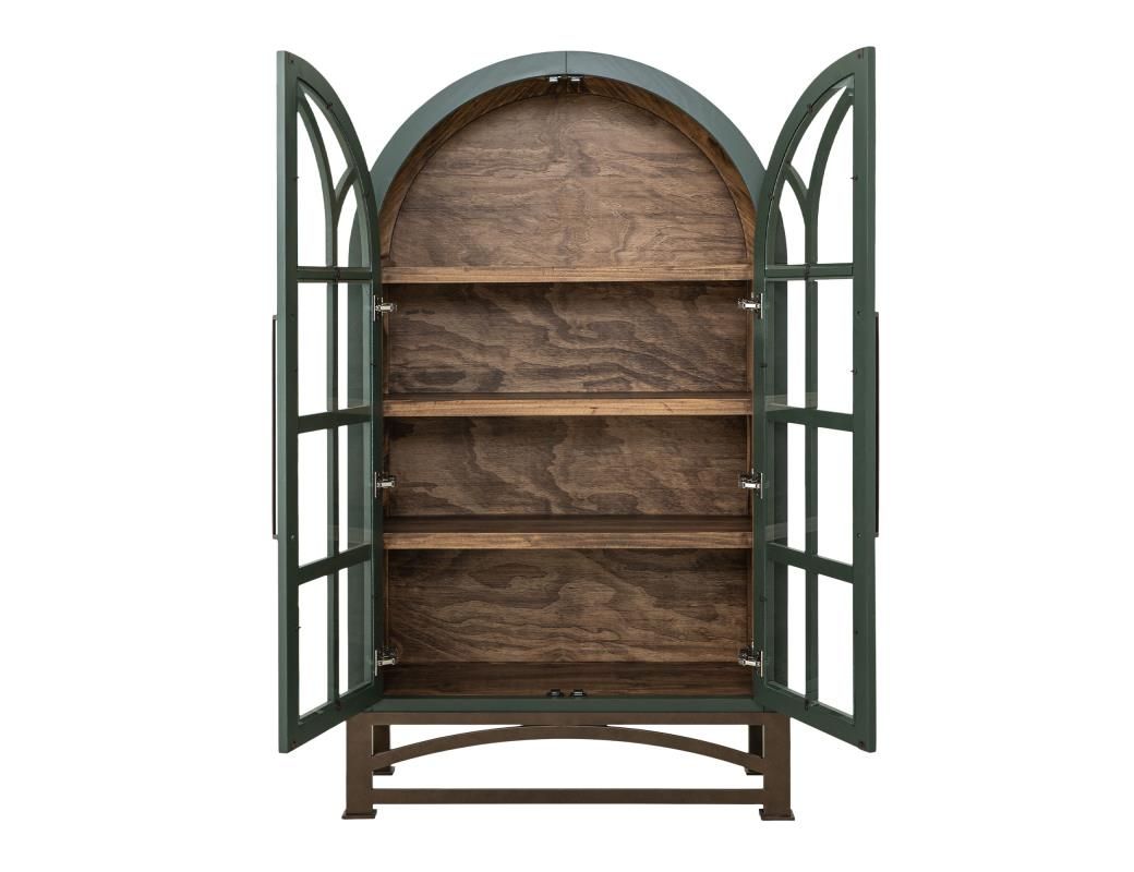 OBSIDIAN 2 GLASS DOORE CABINET