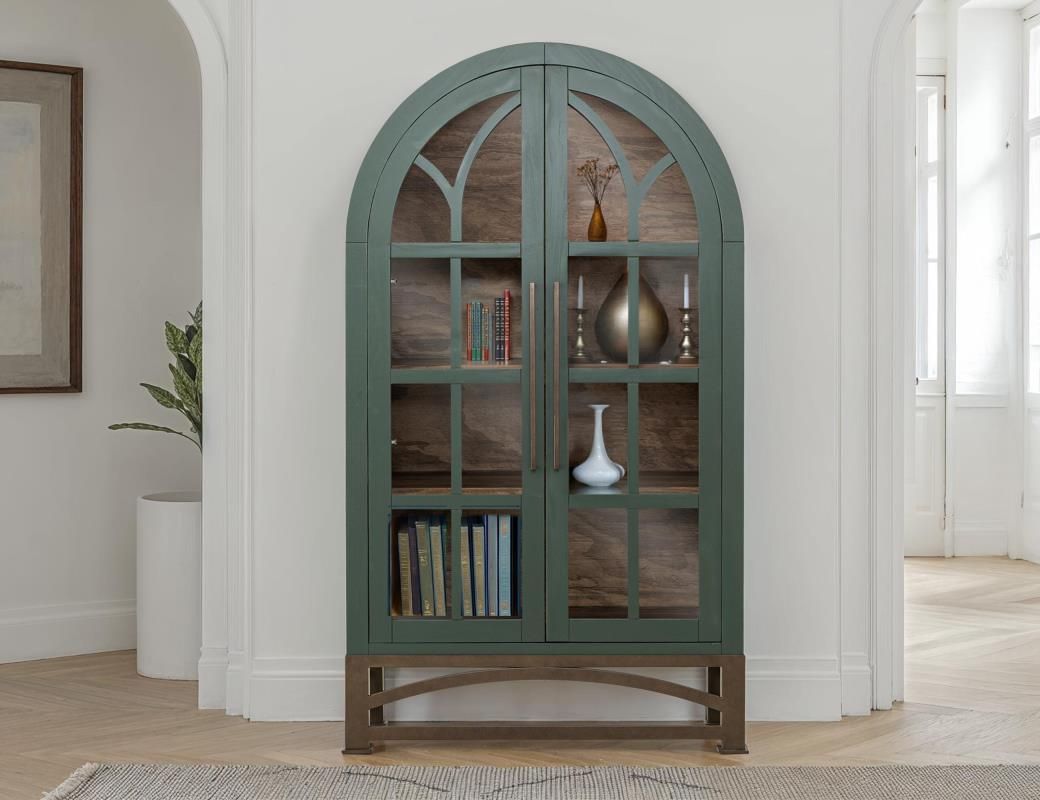 OBSIDIAN 2 GLASS DOORE CABINET