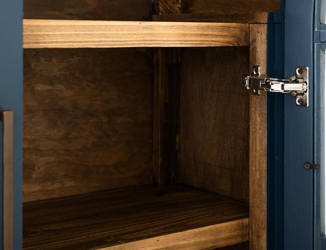 OBSIDIAN 2 GLASS DOORE CABINET