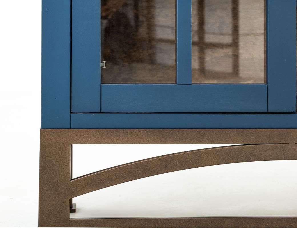 OBSIDIAN 2 GLASS DOORE CABINET