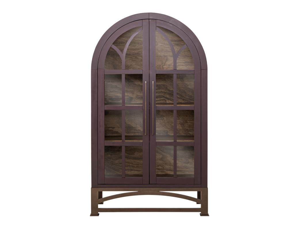 OBSIDIAN 2 GLASS DOORE CABINET
