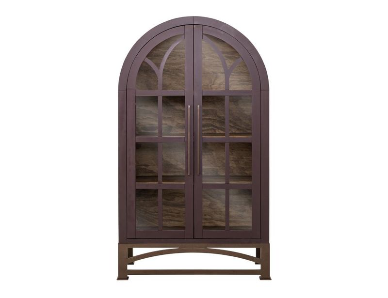 OBSIDIAN 2 GLASS DOORE CABINET