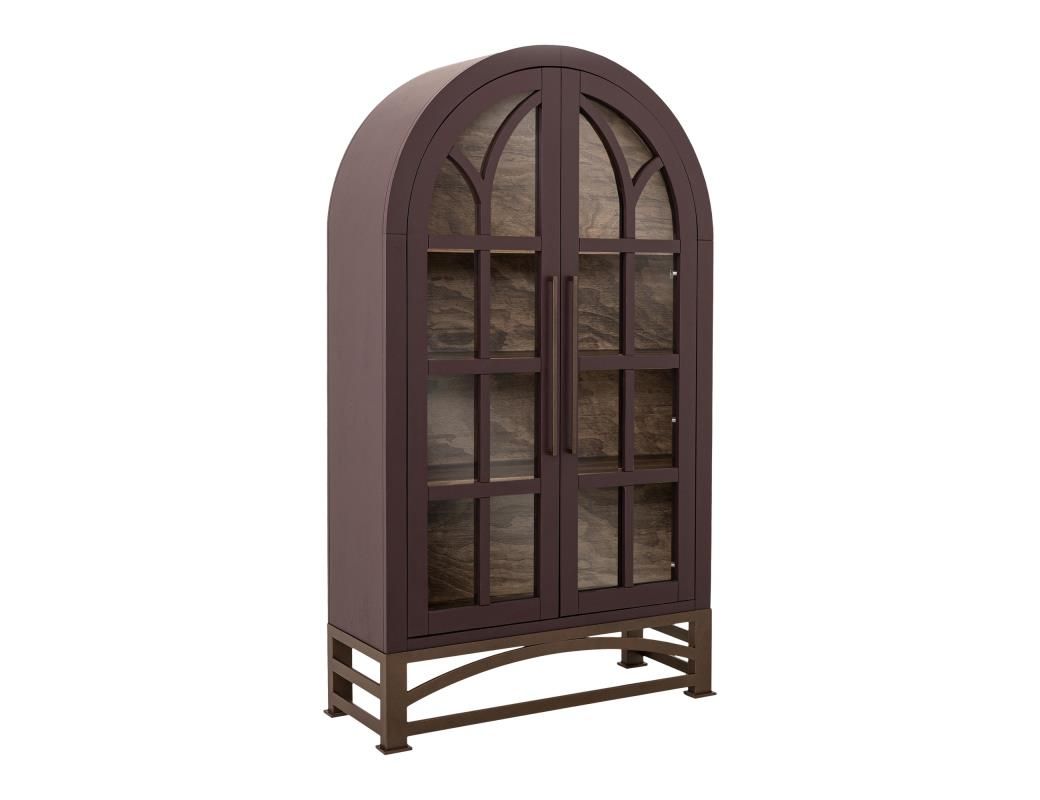 OBSIDIAN 2 GLASS DOORE CABINET