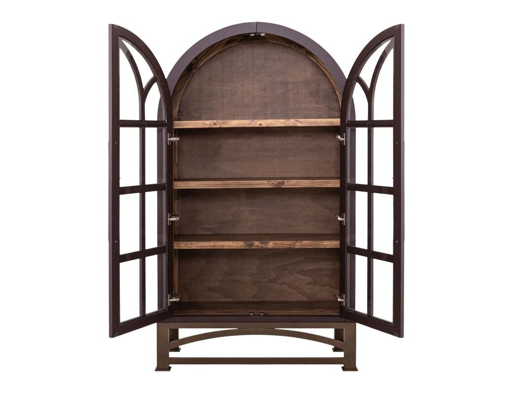 OBSIDIAN 2 GLASS DOORE CABINET