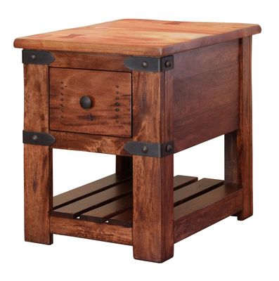 PAROTA 1 DRAWER CHAIRSIDE TABLE