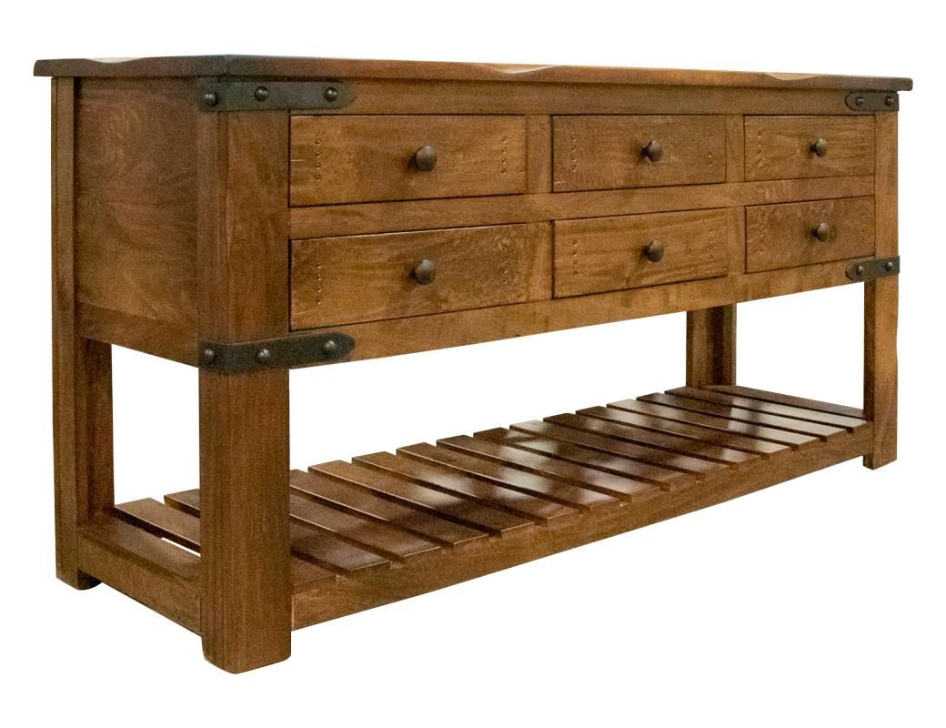 PAROTA 6 DRAWER SOFA TABLE