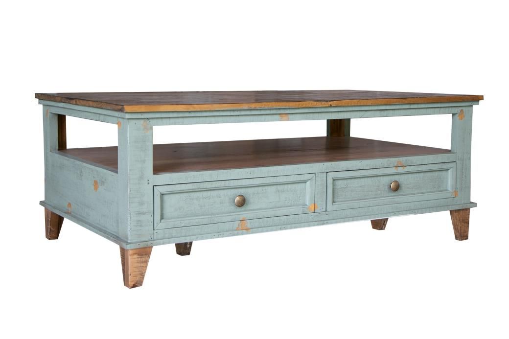 TOSCANA 4 DRAWER COCKTAIL TABLE