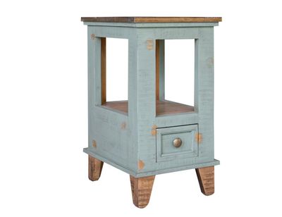 TOSCANA 1 DRAWER CHAIRSIDE TABLE